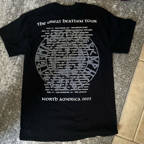 Amon Amarth the great heathen army black band tshirt size medium - Picture 2 of 3